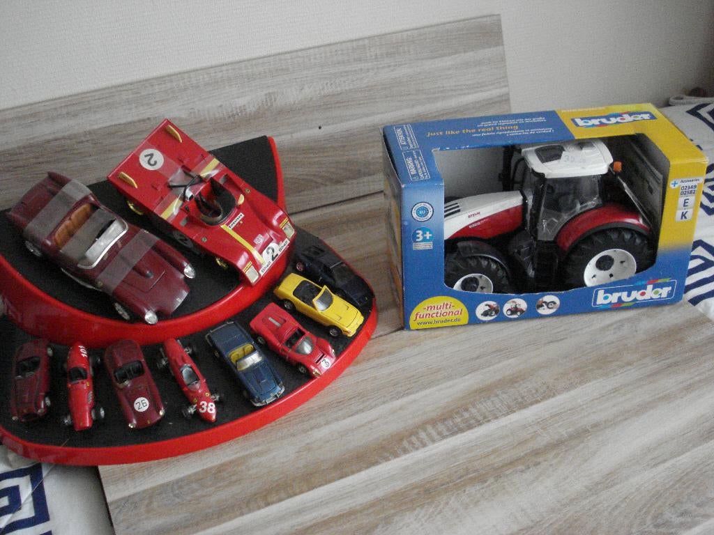 AUTO SCHANS EN BRUDER TRACTOR, Ophalen of Verzenden, Zo goed als nieuw, Auto's