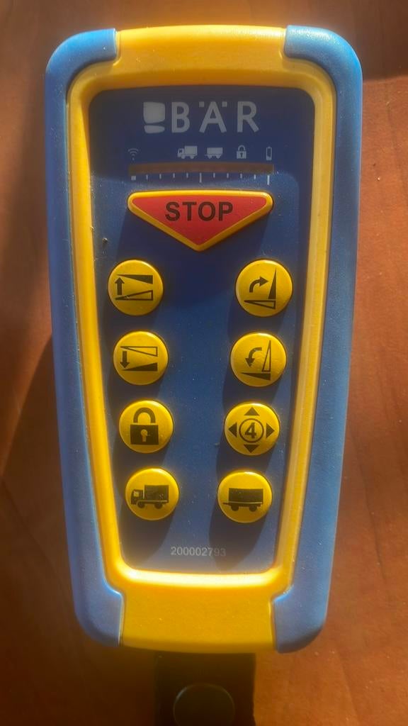 BÄR laadklep onderdelen, Ophalen