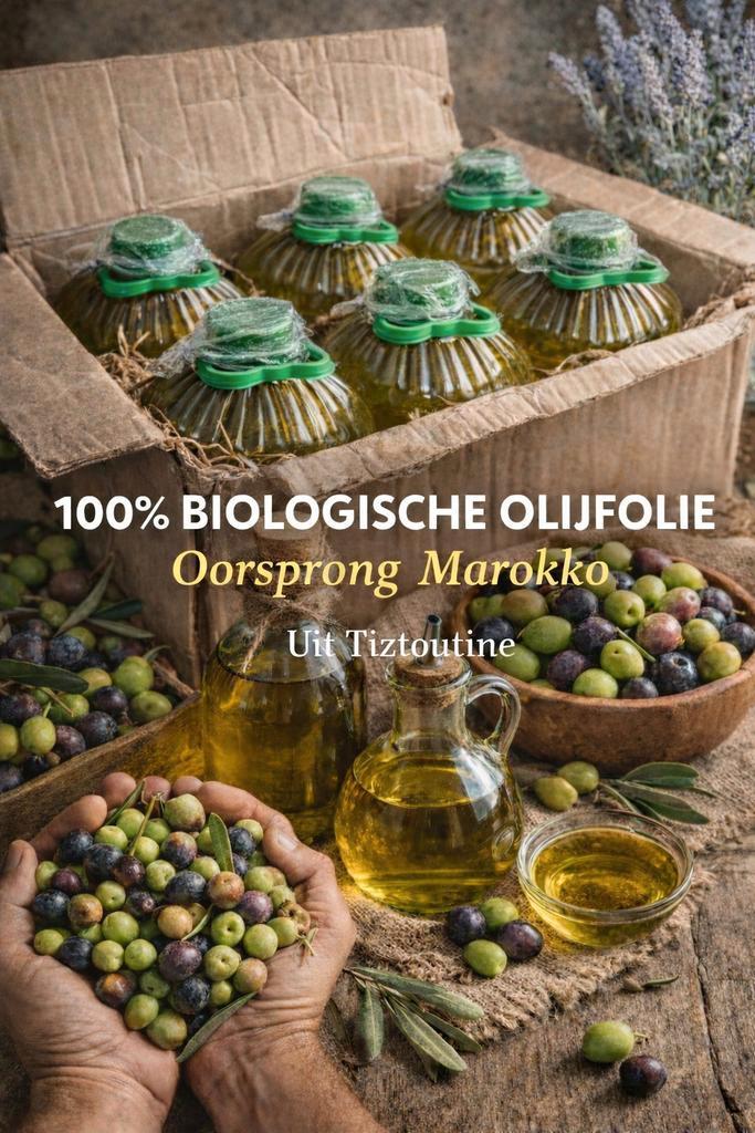 Beste kwaliteit biologische olijfolie (Marokko), Diversen, Levensmiddelen, Ophalen of Verzenden