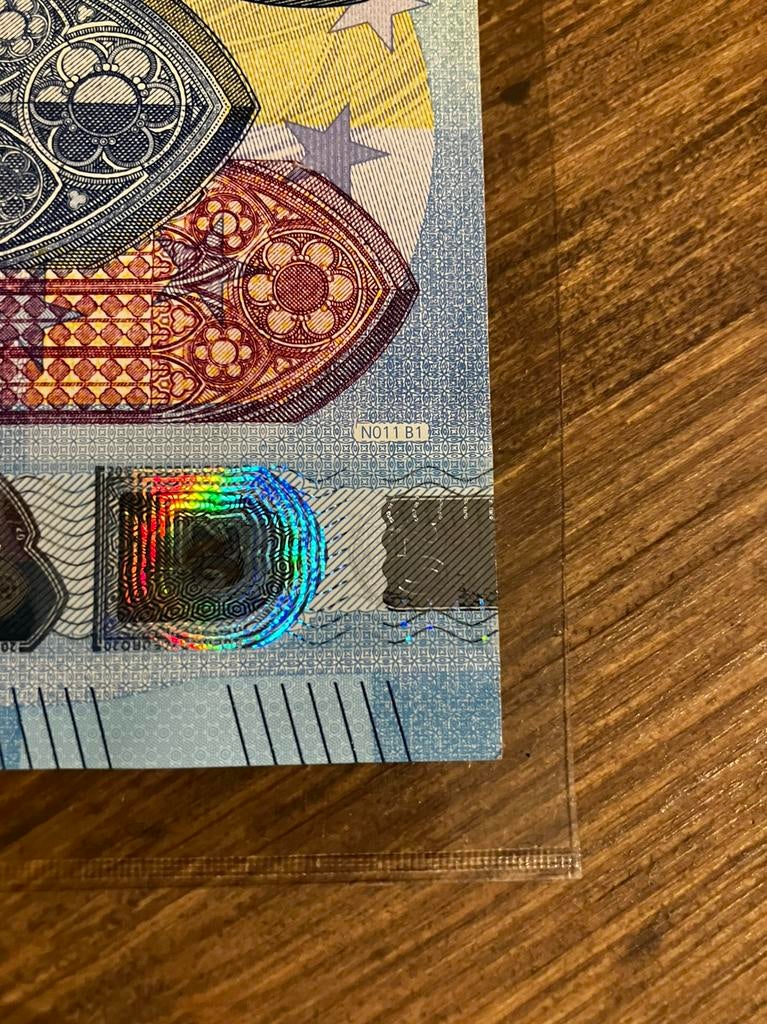 €20,- Langarde - NN N011B1 - R+ !!!! ZELDZAAM, Postzegels en Munten, Bankbiljetten | Europa | Eurobiljetten, Ophalen of Verzenden