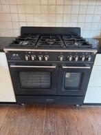 M-System Gasfornuis met Dubbele Oven - Antraciet, Ophalen, Gebruikt, Hete lucht, 60 cm of meer