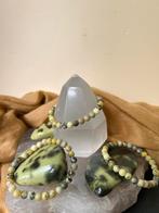 Lizardiet serpentijn beschermt magie hoge trilling kundalini, Sieraden, Tassen en Uiterlijk, Armbanden, Met bedels of kralen, Nieuw