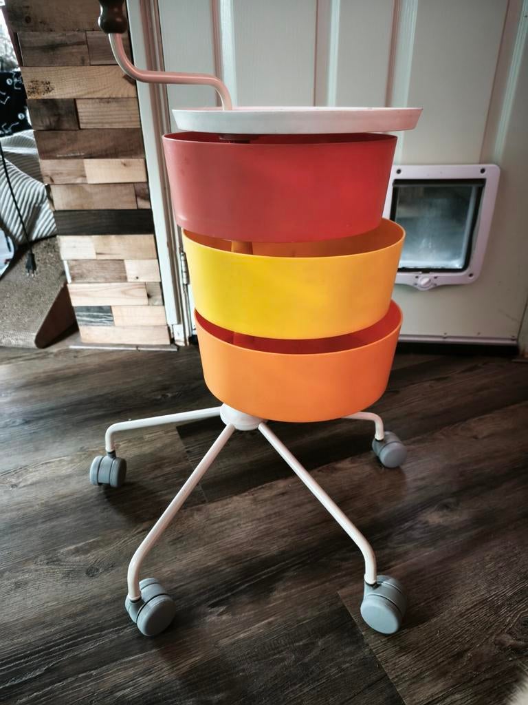 Vintage Ikea klyftig trolley, Ophalen of Verzenden, Huis en Inrichting