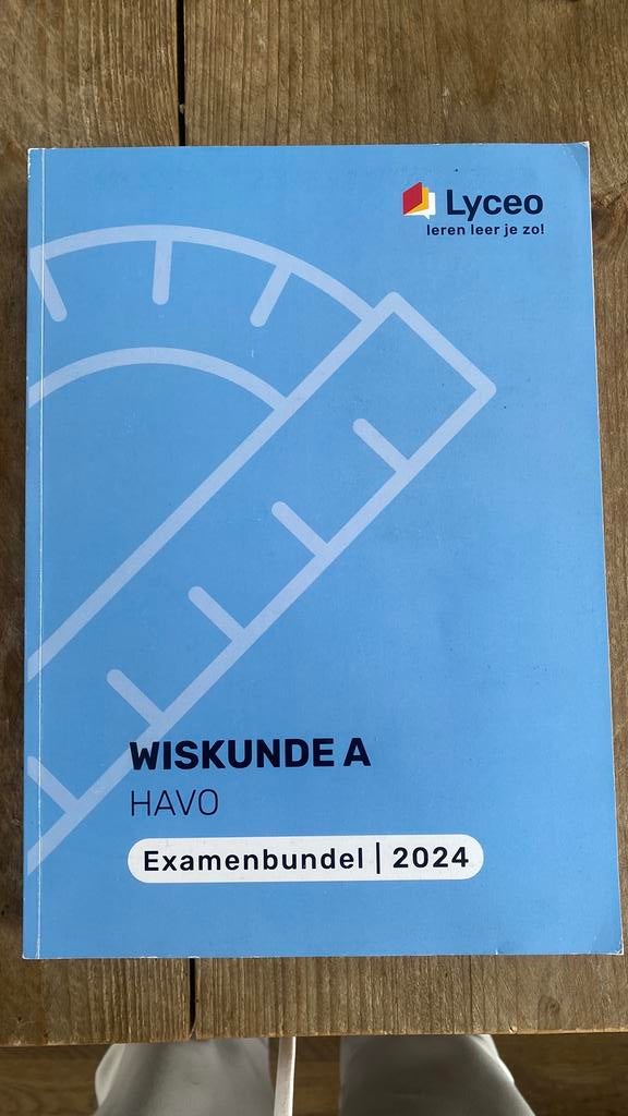 Lyceo examenbundel wiskunde A havo 2024, Ophalen of Verzenden, Gelezen, HAVO, Wiskunde A
