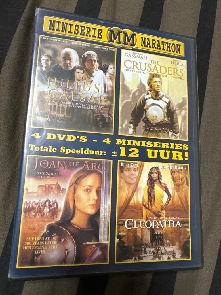 Miniserie Marathon: Julius Caesar, Joan of Arc, Crusaders, C, Gebruikt, Historisch of Kostuumdrama, Boxset, Ophalen of Verzenden