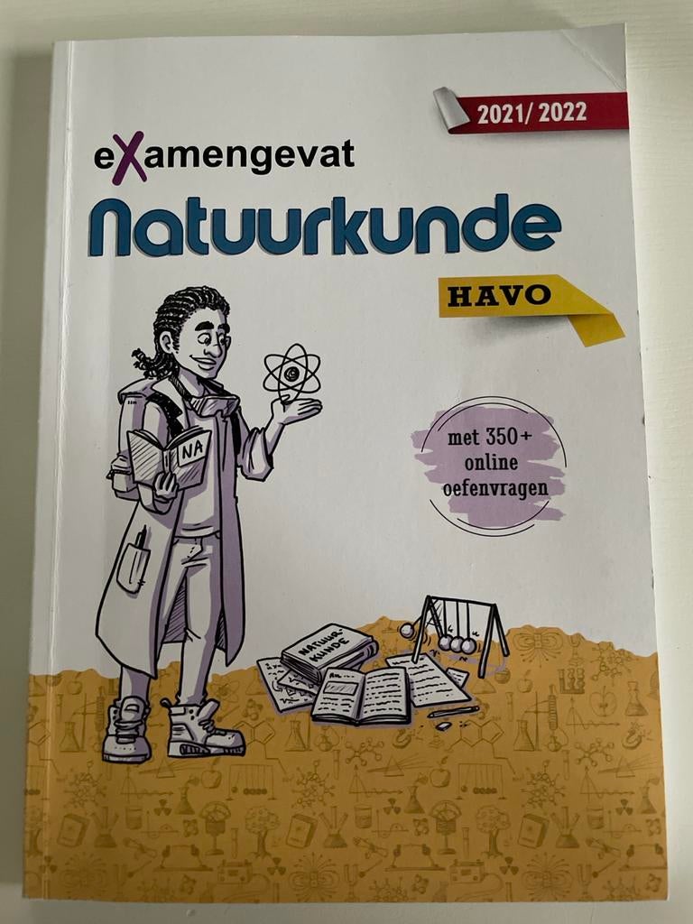eXamengevat - Natuurkunde HAVO schooljaar 2021/2022, Ophalen of Verzenden, Zo goed als nieuw, HAVO, Natuurkunde