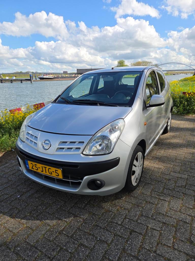 Nissan Pixo 1.0 50KW 5D 2009 Grijs, Voorwielaandrijving, Stof, 200 kg, 4 stoelen