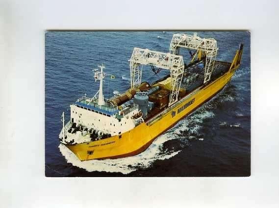 scheepvaart-foto/kaart-happy mammoth- MAMMOET, Ophalen of Verzenden, Zo goed als nieuw, Boek of Tijdschrift