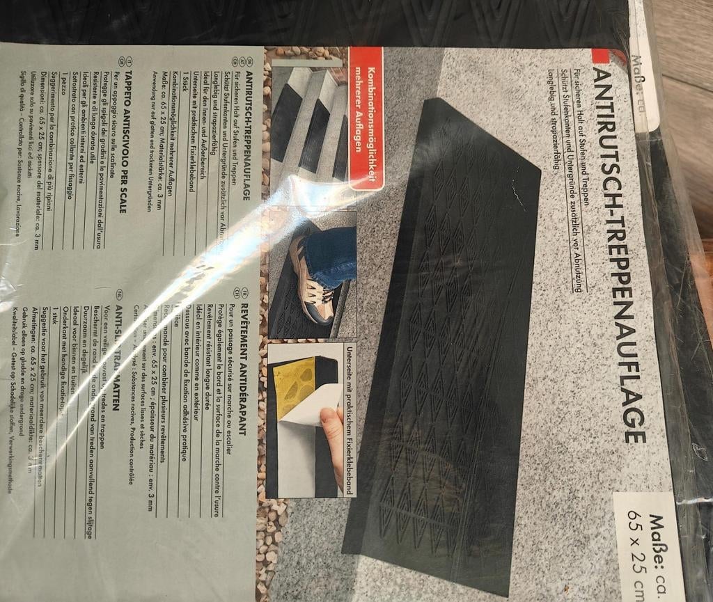 Anti-slip trap matten Nieuw, Huis en Inrichting, Ophalen of Verzenden, Nieuw, Minder dan 10 m², Laminaat