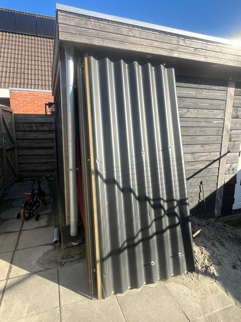 Geisoleerde dakplaten 2stuks, Ophalen, Gebruikt