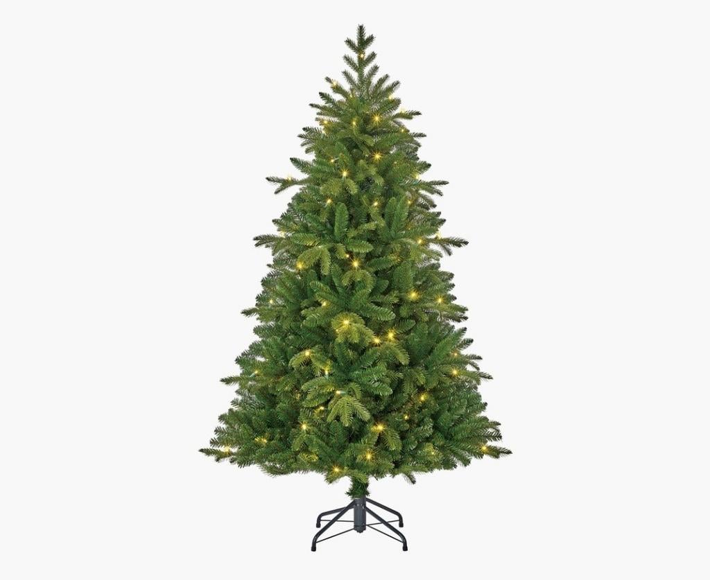 Brampton kunstkerstboom met ledverlichting, Ophalen of Verzenden, Zo goed als nieuw