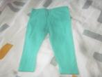 Zeegroene legging/broekje met klein sierrandje maat 62 zgan, Kinderen en Baby's, Babykleding | Maat 62, Ophalen of Verzenden, Zo goed als nieuw
