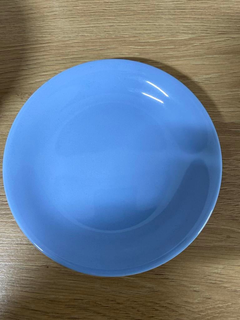 Hema Aardewerk Borden - Lichtblauw (12 stuks), Ophalen of Verzenden, Zo goed als nieuw, Bord(en), Effen