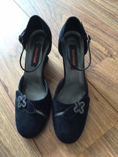 Zwarte dames pump met sleehak mary jane Graceland maat 39, Pumps, Zwart, Nieuw, Ophalen of Verzenden