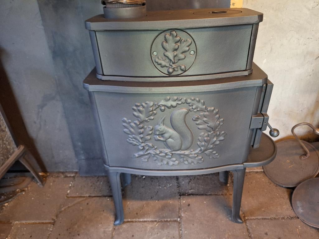 Supermooie Morso houtkachel allesbrander, Huis en Inrichting, Kachels, Gebruikt, Vrijstaand, Houtkachel, Hout, Ophalen