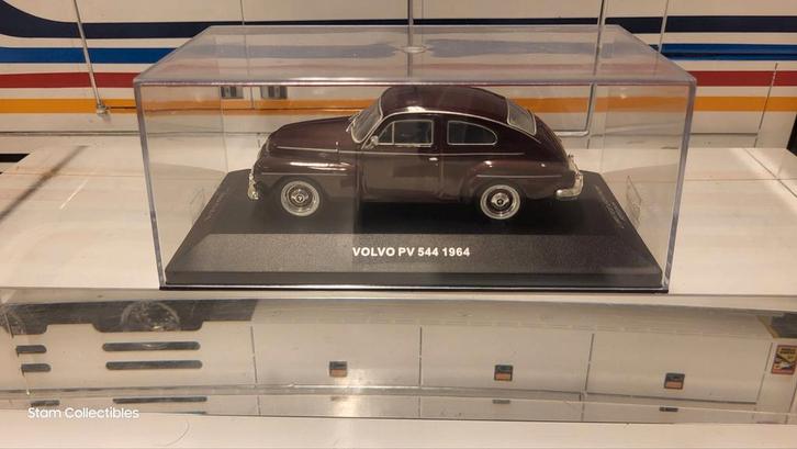 Magazine Models Volvo PV 544 Dark Red - 1964, Hobby en Vrije tijd, Modelauto's | 1:43, Zo goed als nieuw, Auto, Overige merken