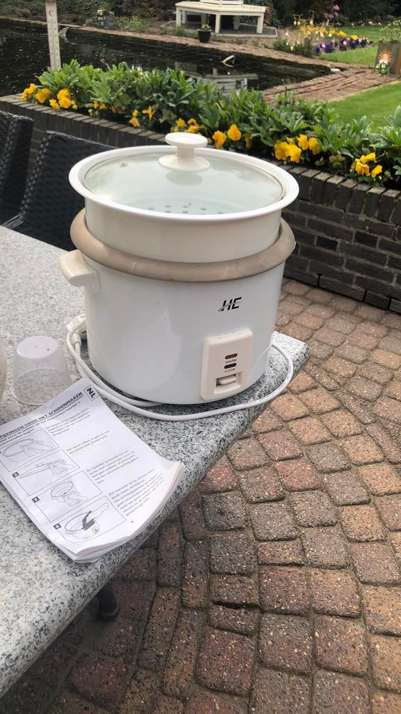 Elec Rijstkoker en stoompan, Ophalen, Zo goed als nieuw