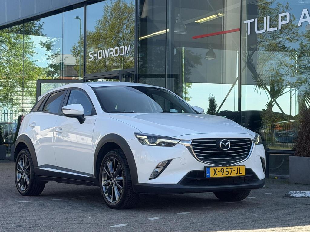 Mazda CX-3 2.0 SkyActiv-G 120 GT-Luxury 2017 Head-up Leder, Auto's, Mazda, Voorwielaandrijving, 1998 cc, Gebruikt, Euro 6