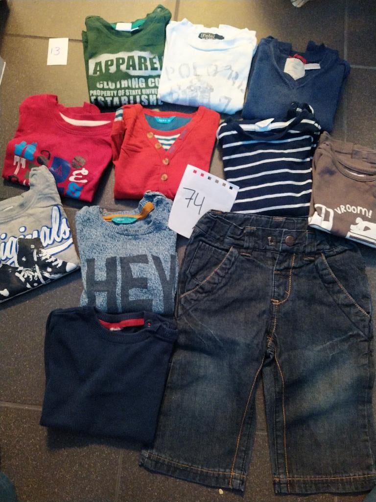 13 - Jongens babykleding pakket - Maat 74, Kinderen en Baby's, Babykleding | Baby-kledingpakketten, Ophalen of Verzenden, Gebruikt