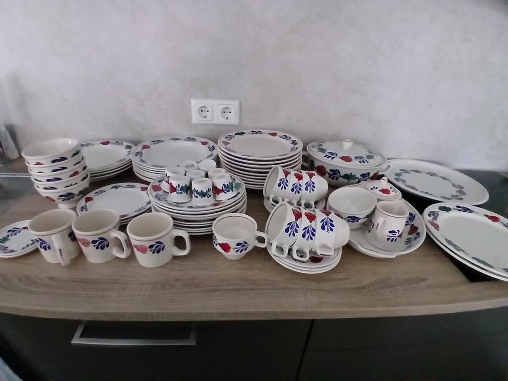 Boerenbont servies diverse, Ophalen, Overige typen, Zo goed als nieuw, Aardewerk