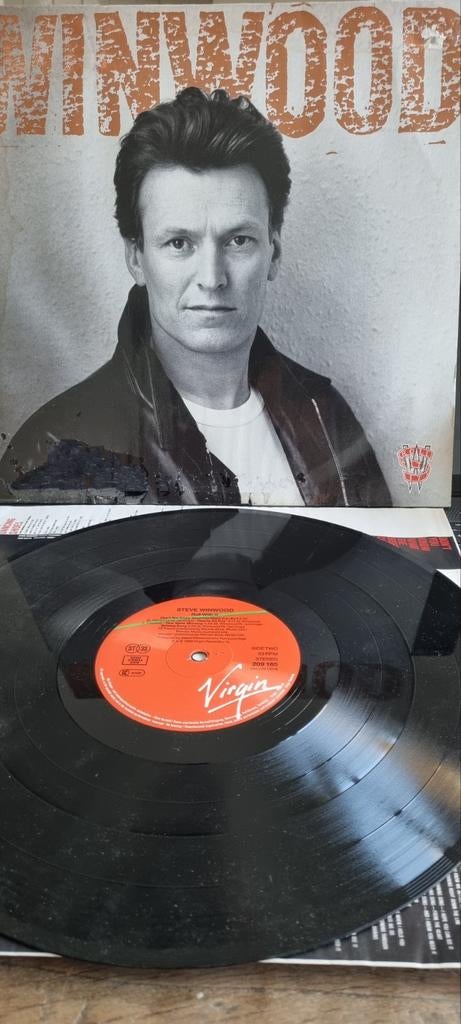 Steve Winwood - Roll With It LP (1988), Cd's en Dvd's, Vinyl | Pop, Ophalen of Verzenden, 1980 - 1989, Gebruikt, 12 inch