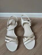 Bruidsschoenen - lage hak - Graceland maat 37, Wit, Zo goed als nieuw, Sandalen of Muiltjes, Ophalen of Verzenden