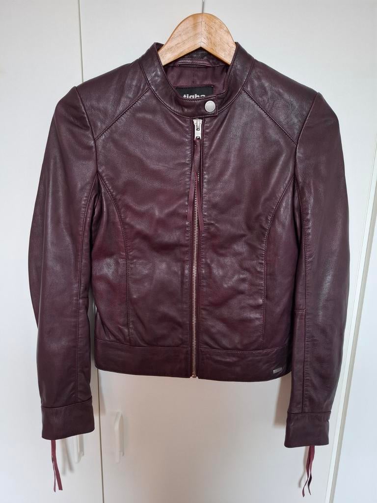 Tigha leren jas maat XS, Paars, Nieuw, Ophalen of Verzenden, Tigha