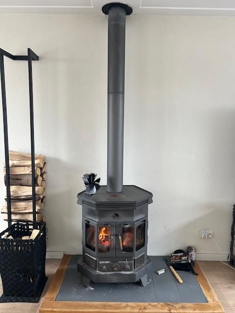 Barbas Rosolo houtkachel, Huis en Inrichting, Kachels, Ophalen, Gebruikt, Houtkachel, Vrijstaand