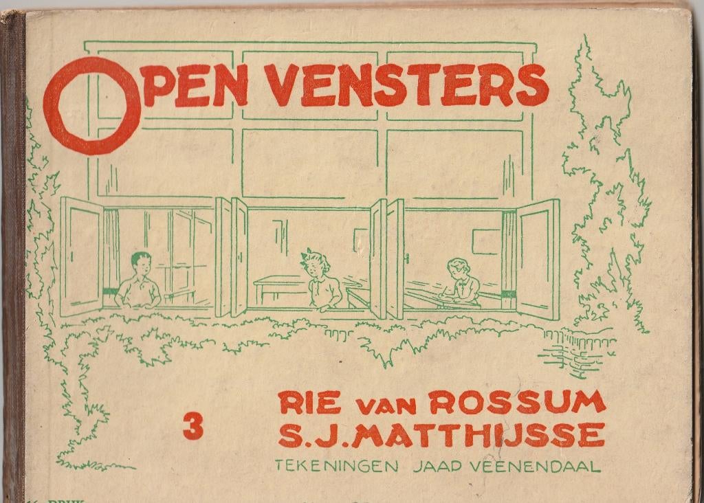 Open vensters 3 oud schoolboekje, Ophalen of Verzenden, Gelezen, Fictie algemeen
