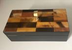 Decoratieve doos met mozaïek deksel, Ophalen of Verzenden, Gebruikt, Overige materialen, Minder dan 50 cm