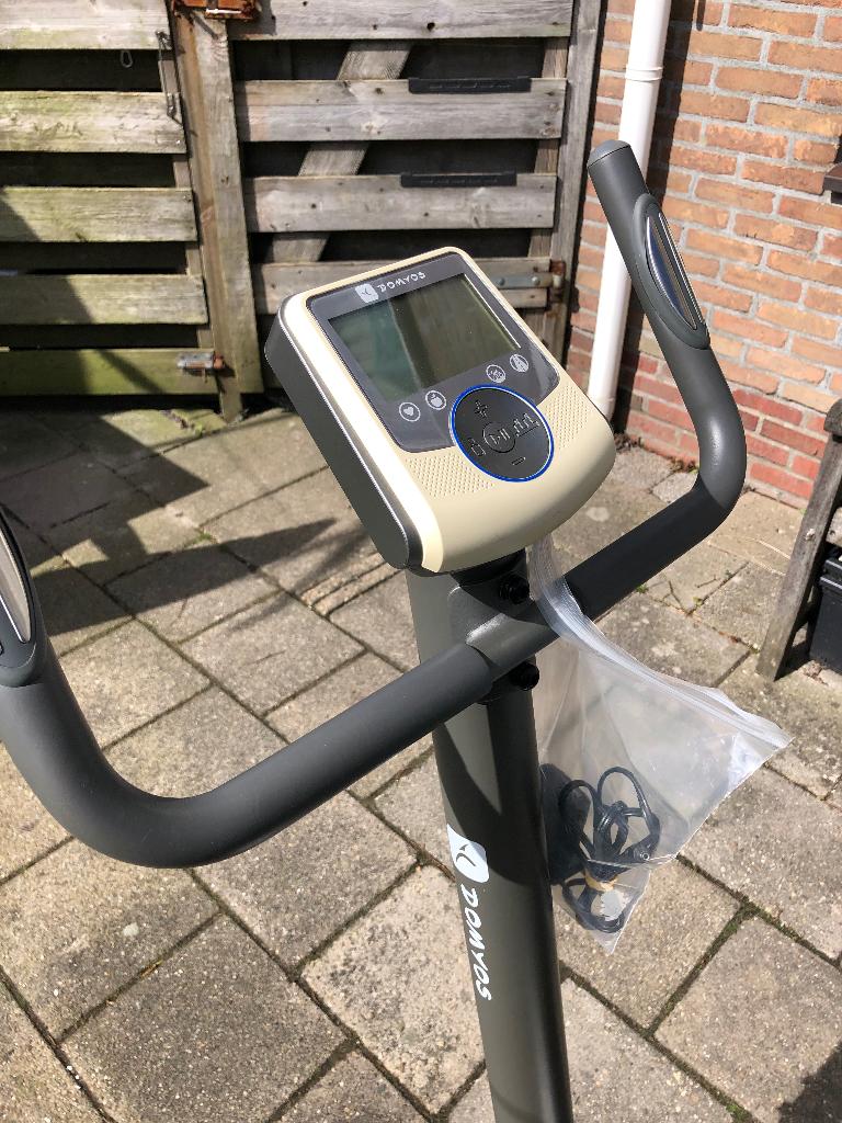 Stationaire fietsmonitor met lcd-display voor elliptische hometrainer met hartslagsensor, tijd, snelheid, calorieën, afstand, fitnessapparatuur