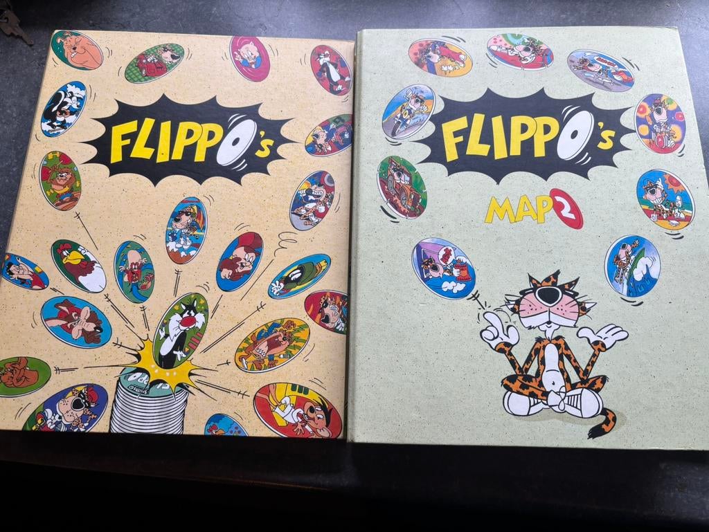 Flippos map 1+2 vol helemaal compleet met de zelzame!, Verzamelen, Ophalen of Verzenden