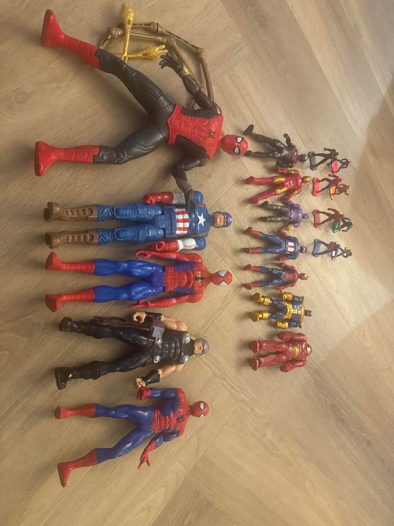 verzameling Marvel actiefiguren, Ophalen of Verzenden, Gebruikt