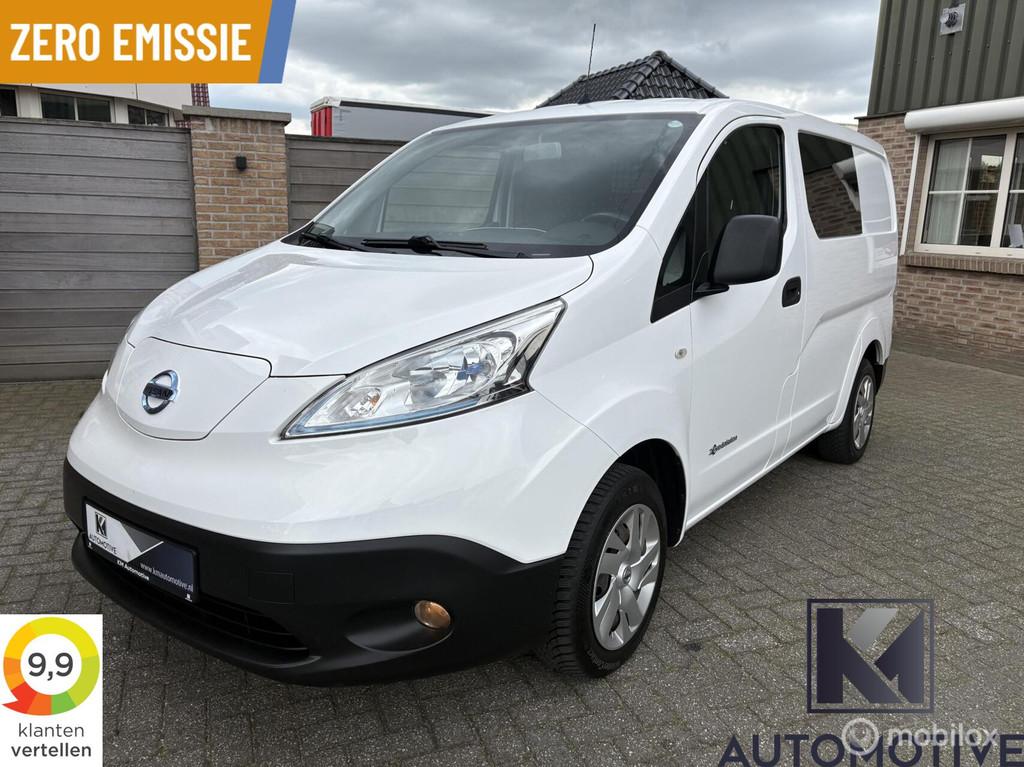 Nissan e-NV200 Business 40 kWh|SoH 94,6%|Camera|Cruisecontrl, Auto's, Bestelauto's, Stoelverwarming, Wit, 220 km, 2 stoelen