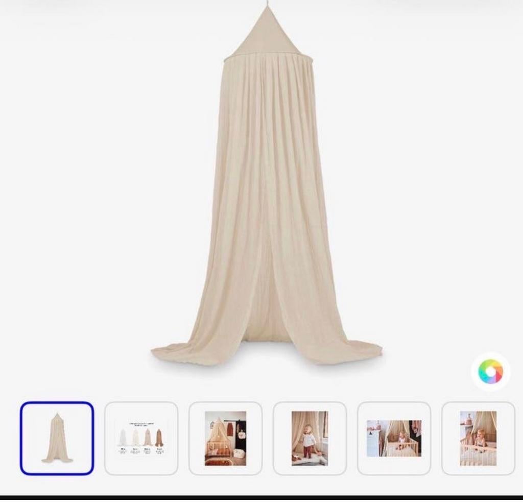 Beige Jollein Klamboe (eventueel met stok), Ophalen, Zo goed als nieuw, Klamboe