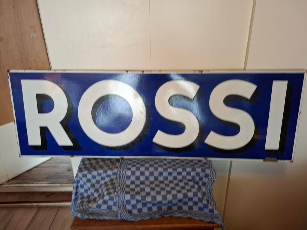 Emaille bord, Ophalen of Verzenden, Gebruikt, Reclamebord