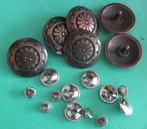 9984. Metalen concho’s. 6 stuks, diam. 25 mm., Ophalen of Verzenden, Nieuw, Overige typen