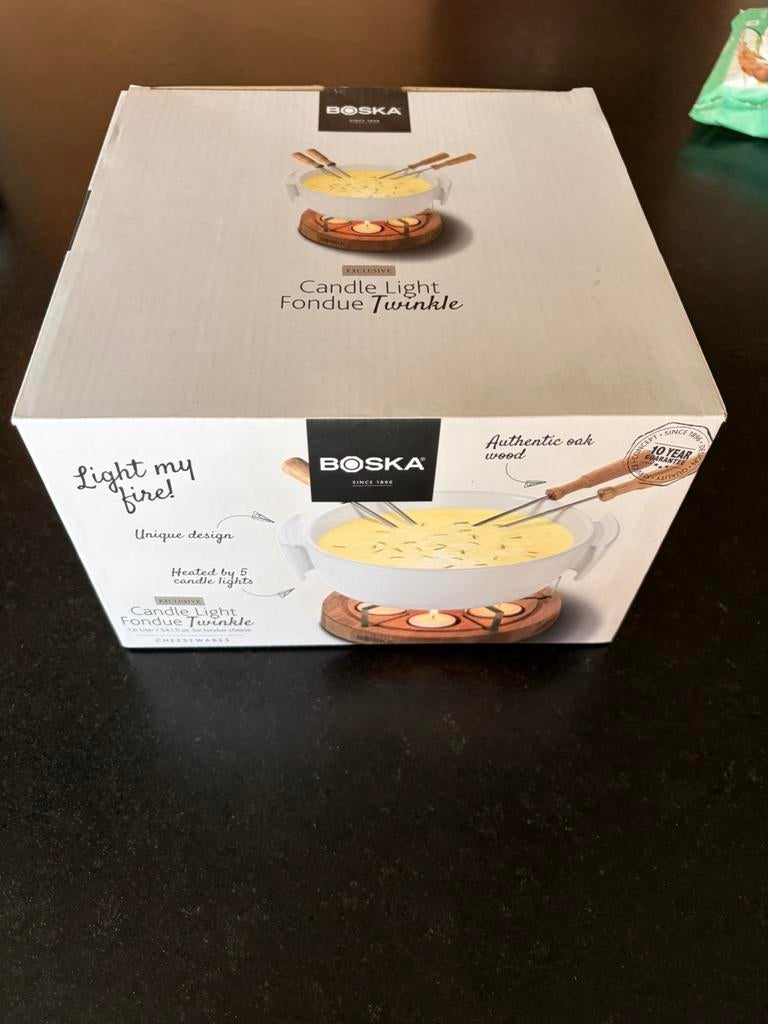 Boska candle light fondue twinkle, Ophalen, Nieuw, Elektrisch, Fondueset
