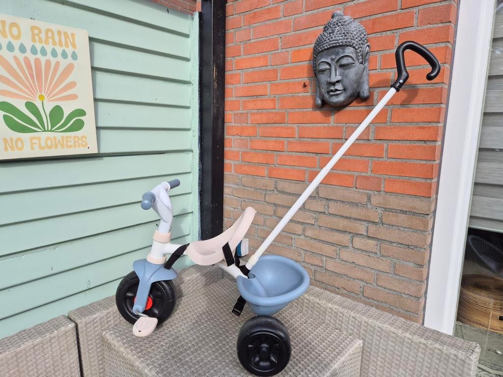 Smoby driewieler, Fietsen en Brommers, Ophalen, Zo goed als nieuw, Smoby, Duwstang