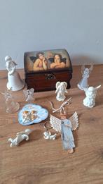Pakket engel beeldjes en doosje, Ophalen, Zo goed als nieuw, Overige typen