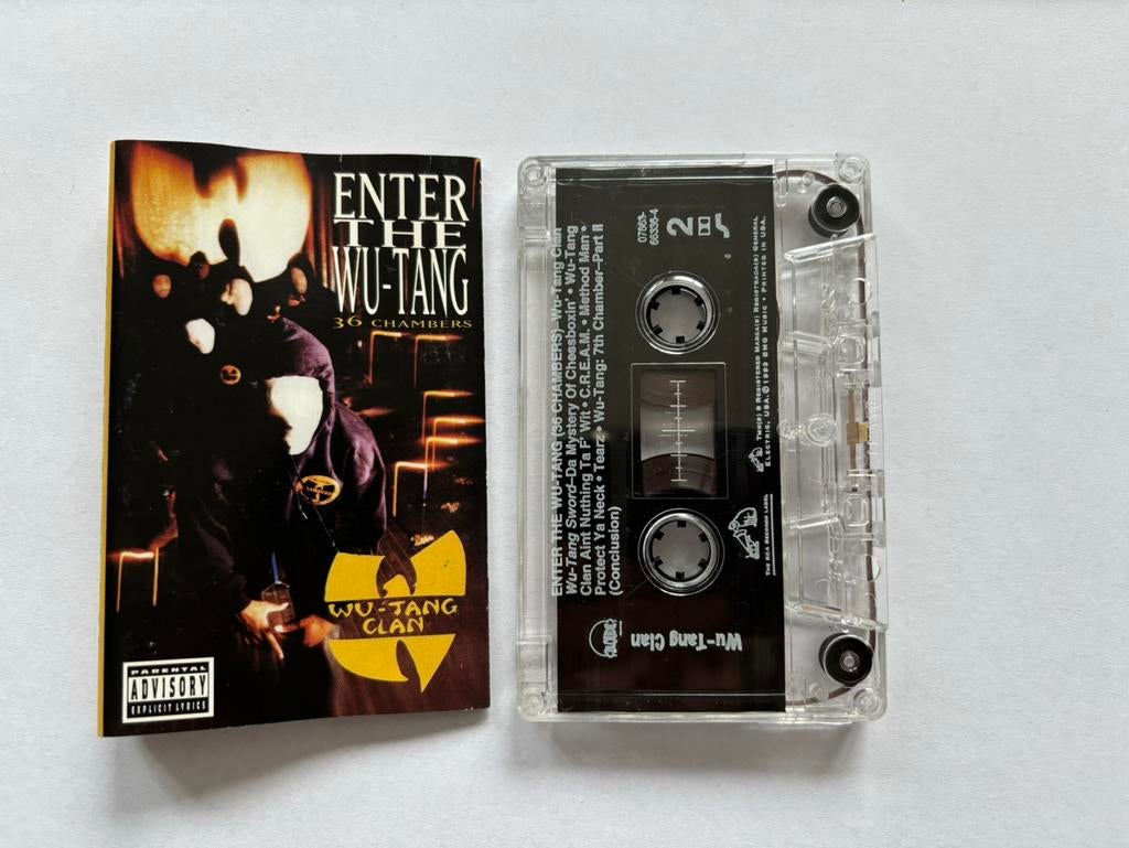 Wu-Tang Clan - Enter the Wu-Tang (36 Chambers) Cassette, 1 bandje, Ophalen of Verzenden, Zo goed als nieuw, Origineel