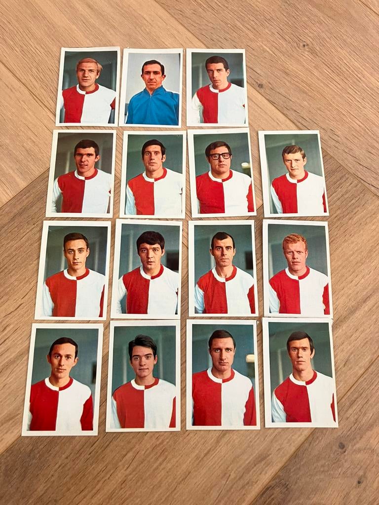 Feyenoord panini vanderhout 1968-1969, Verzamelen, Ophalen of Verzenden, Gebruikt, Feyenoord, Poster, Plaatje of Sticker
