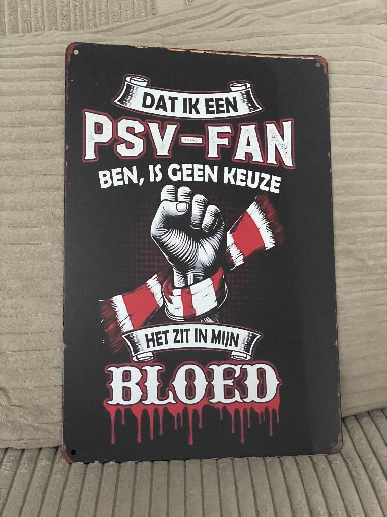 PSV reclamebord / wandbord (Old Look), Www.pand50.nl, PSV, Overige typen, Nieuw