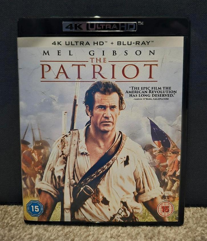 4K: The Patriot (mel gibson / 2000), Cd's en Dvd's, Blu-ray, Zo goed als nieuw, Drama, Ophalen of Verzenden