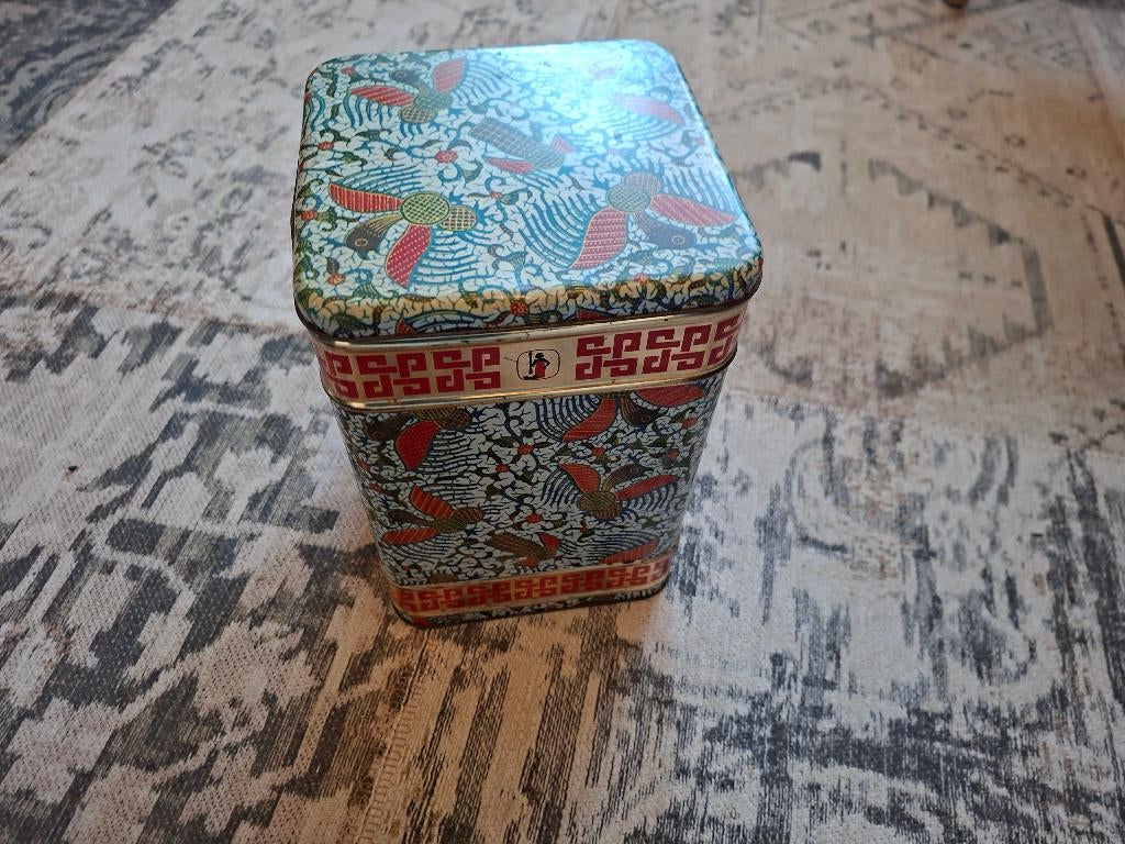 Thee blik, Verzamelen, Blikken, Ophalen of Verzenden, Gebruikt, Thee, Overige merken