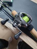 Baitcasting hengel/reel set voor Ultra Light visser, Ophalen, Zo goed als nieuw, Complete set