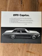1970 Chevrolet Caprice mailer brochure, Ophalen of Verzenden, Chevrolet
