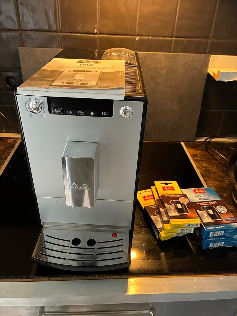 Melitta Solo Koffiezetapparaat - Compact en Gebruiksvriendel, Afneembaar waterreservoir, Espresso apparaat, Zo goed als nieuw