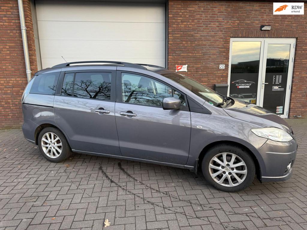 Mazda 5 2.0 Katano|AUTOMAAT|AIRCO|NIEUWE APK|7 PERSOONS, Auto's, Mazda, Stof, Gebruikt, Zwart, 7 stoelen