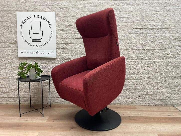 Prominent Sorisso S M sta op stoel relax fauteuil ACCU, Huis en Inrichting, Fauteuils, Zo goed als nieuw, Stof, 50 tot 75 cm, Minder dan 75 cm
